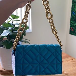 Zara quilted shoulder bag